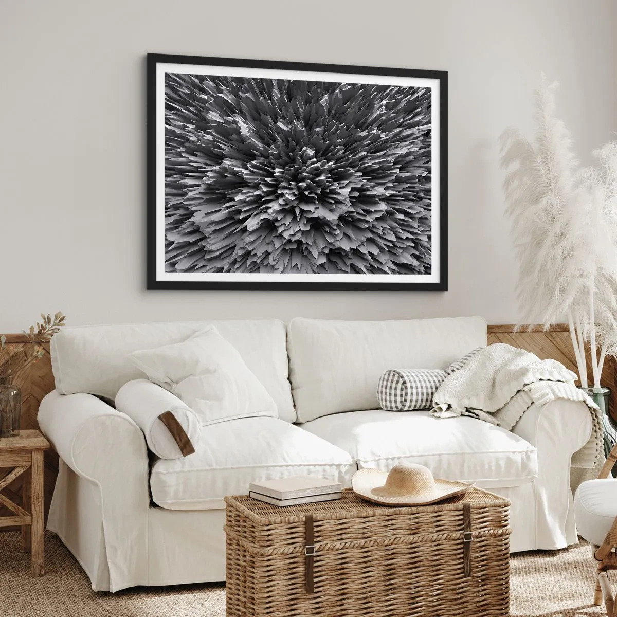 Affisch i svart ram - Det kan inte bli vassare än så här - 70x50 cm