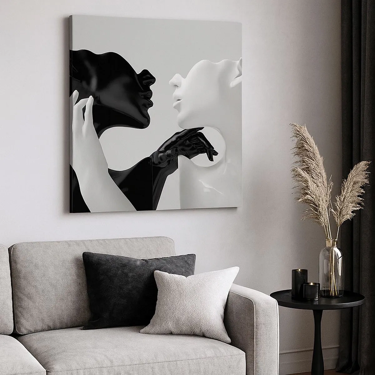 Canvastavla - Bild på duk - Attraktion - lust - 30x30 cm