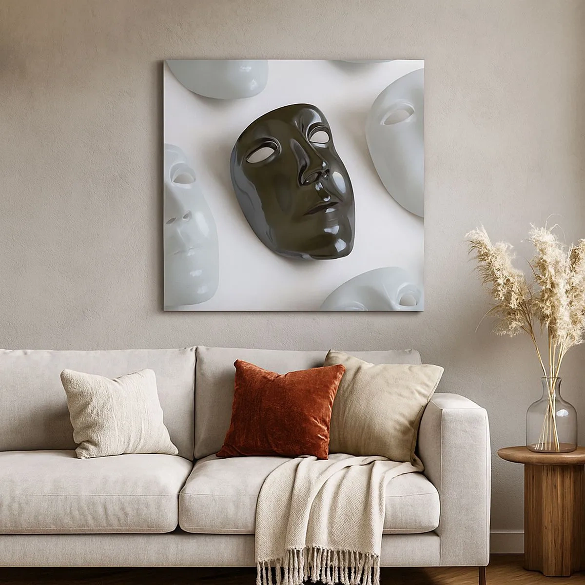 Canvastavla - Bild på duk - Hur kan man urskilja sig? - 30x30 cm