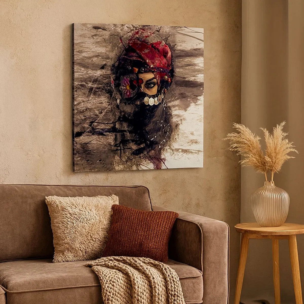 Canvastavla - Bild på duk - Minst intrigerande - 30x30 cm