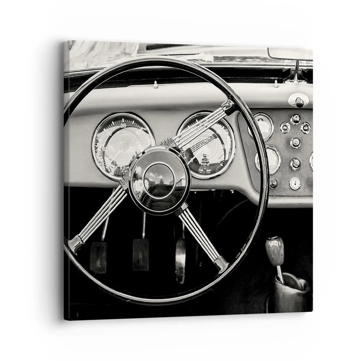 Canvastavla - Bild på duk - Samlarens dröm - 30x30 cm