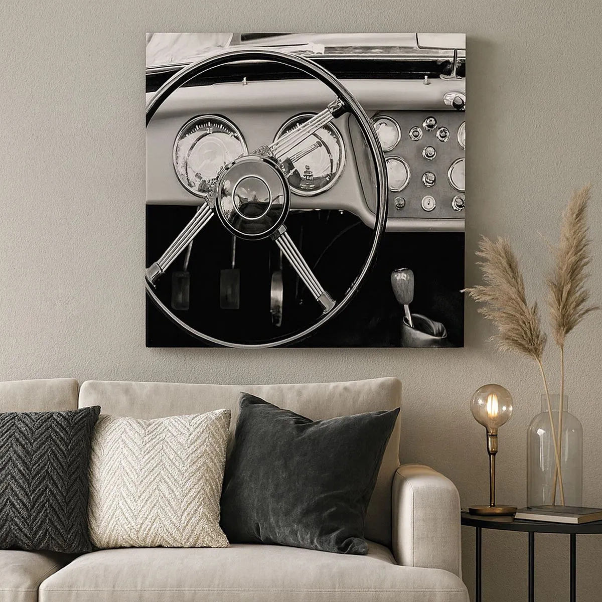 Canvastavla - Bild på duk - Samlarens dröm - 30x30 cm